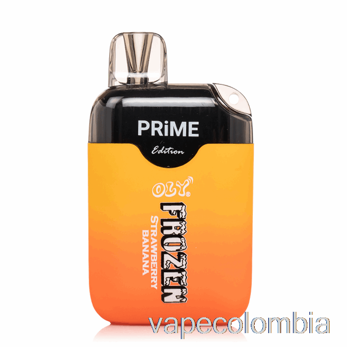 Kit Vape Completo Oly Frozen Prime 6500 Desechable Fresa Plátano